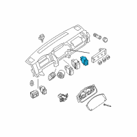 OEM 2011 Nissan Xterra Switch-Rear Differential Lock Diagram - 25154-7S200