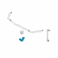 OEM 2001 Infiniti Q45 Bracket-STABILIZER Mounting Diagram - 54614-60U05