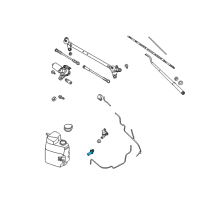 OEM 2008 Nissan Titan Sensor Assembly - Washer Tank Diagram - 28911-7S000