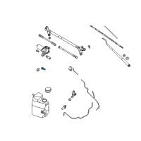 OEM 2015 Nissan Titan Screw Diagram - 01461-0006U