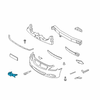 OEM Infiniti G37 Distance Sensor Assembly Diagram - 28437-1NG2B