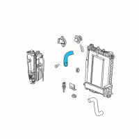 OEM 2007 Chrysler Aspen Hose-Radiator Inlet Diagram - 52028986AB