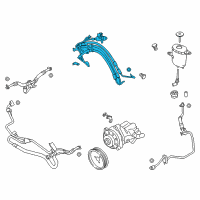 OEM 2017 BMW 535i GT xDrive Dynamic Drive 1St Part Expansion Hose Diagram - 32-41-6-797-649