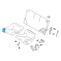 OEM 2013 Scion FR-S Seat Cushion Pad Diagram - SU003-01820