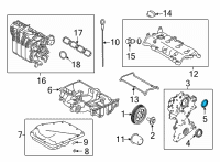 OEM 2021 Nissan Sentra Seal-Oil, Camshaft Diagram - 13042-5TA1A