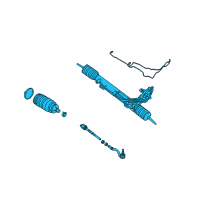 OEM 2012 BMW X6 Exchange Hydro Steering Gear, Active Steering Diagram - 32-10-6-858-488