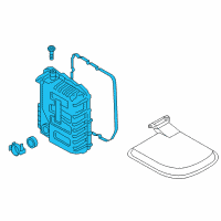 OEM 2018 Kia Sportage Pan Assembly-Automatic Transaxle Oil Diagram - 452803F850