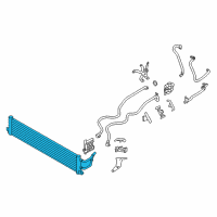 OEM 2019 BMW 740e xDrive Transmission Oil Cooler Diagram - 17-21-8-619-386