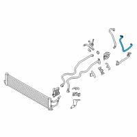 OEM 2021 BMW 530e TRANSMISSION OIL COOLER LINE Diagram - 17-22-9-468-402