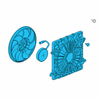 OEM 2020 Chevrolet Traverse Fan Module Diagram - 84725046