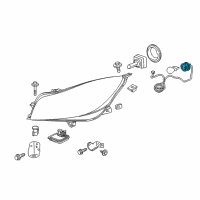 OEM 2014 Buick Regal Socket Diagram - 13463803