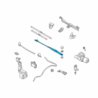 OEM Saturn Astra Arm, Windshield Wiper Diagram - 93178942