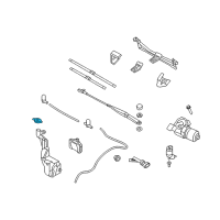 OEM Saturn Cap, Windshield Washer Solvent Container Diagram - 13118170