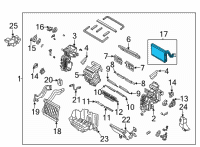 OEM Hyundai Ioniq 5 EVAPORATOR ASSY Diagram - 97139-GI000