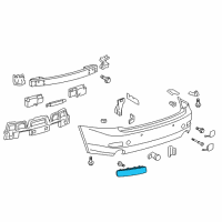 OEM 2006 Lexus IS350 Reflector Assy, Reflex, RH Diagram - 81910-53021