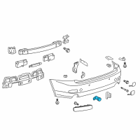 OEM Lexus GS350 Sensor, Ultrasonic, NO.2 Diagram - 89341-30021-A4