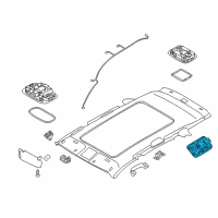 OEM 2020 Kia Sorento Lamp Assembly-Rear PERSO Diagram - 92870C5000WK