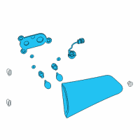OEM 2016 Infiniti QX80 Combination Lamp Assy-Rear, RH Diagram - 26550-1LA1C