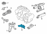 OEM 2022 Honda CR-V BRACKET, TORQUEROD Diagram - 50690-TPG-A51