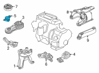 OEM 2022 Honda CR-V STAY, TORQUEROD Diagram - 50885-TMB-H10