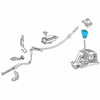 OEM 2019 Lexus RX350L Knob Sub-Assembly, Shift Diagram - 33504-48110-E0