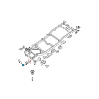 OEM Nissan Bracket-Cab Mounting, 1ST Diagram - 95112-EA030