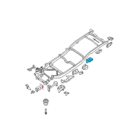 OEM Bracket-Rear Body Mounting, 1ST Diagram - 95213-EA830