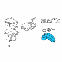 OEM Lexus Inlet, Air Cleaner Diagram - 17751-31370