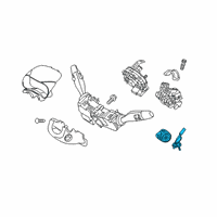 OEM 2022 Hyundai Venue Key Sub Set-Steering Lock Diagram - 81900-J9B00