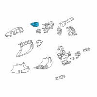 OEM Cadillac Combo Switch Diagram - 20998957