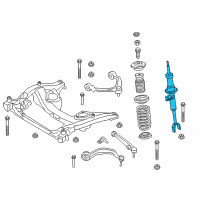 OEM 2014 BMW 535i GT xDrive Front Left Spring Strut Diagram - 31-31-6-798-153