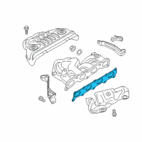 OEM 2014 Jeep Compass Gasket-Exhaust Manifold Diagram - 1555A185