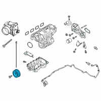 OEM 2021 Ford Ranger Pulley Diagram - KB3Z-6312-A