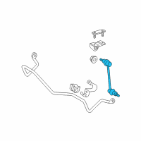 OEM 2004 Toyota Tundra Stabilizer Link Diagram - 48830-AF010