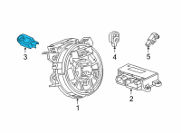 OEM 2021 Chevrolet Trailblazer Front Sensor Diagram - 13514077