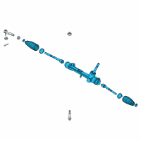 OEM 2017 Toyota Prius Prime Gear Assembly Diagram - 45510-47160