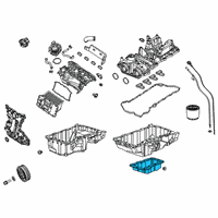 OEM 2020 Jeep Cherokee Pan-Engine Oil Diagram - 5048407AB