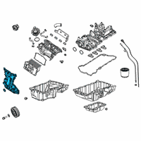 OEM Jeep Cherokee Cover-Chain Case Diagram - 5048523AB