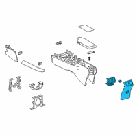 OEM 2022 Lexus UX250h Panel Sub-Assembly, Cons Diagram - 58903-76020-C0