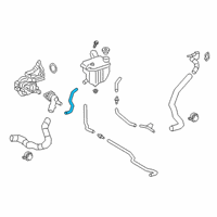 OEM Toyota Corolla Overflow Hose Diagram - 16261-F2010