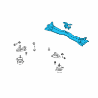 OEM 2009 Ford Mustang Transmission Mount Diagram - 8R3Z-6068-D