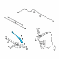 OEM 2021 BMW Z4 WIPER ARM, DRIVER'S SIDE Diagram - 61-61-9-465-120