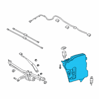 OEM 2021 BMW Z4 WASHER FLUID RESERVOIR Diagram - 61-66-9-478-613