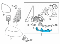 OEM 2022 BMW X6 Lower Housing Section, Left Diagram - 51-16-7-468-253