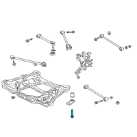 OEM 1998 Honda Accord Bolt, Flange (12X30) Diagram - 90164-S84-A00