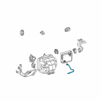 OEM 2004 Lexus RX330 THERMISTOR, Cooler Diagram - 88625-48060