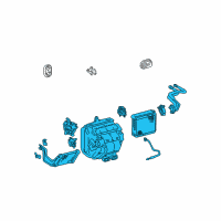 OEM Lexus Radiator Assy, Air Conditioner Diagram - 87050-0E021