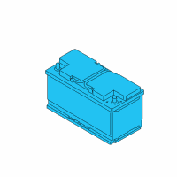 OEM 2016 BMW 640i EP BATTERY 105AH Diagram - 61-21-5-A40-E33