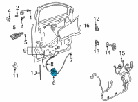 OEM 2020 Buick Encore GX Latch Diagram - 13527389