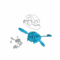 OEM Kia Spectra Switch-Combination Diagram - 0K2DJ66120